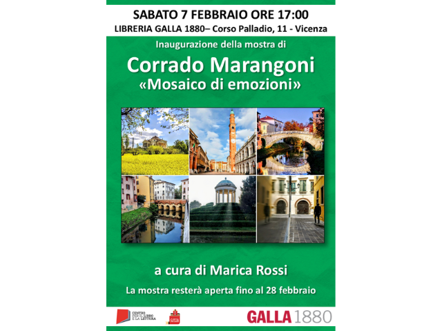 Sabato 7 febbraio ore 17.00 inaugurazione della mostra 