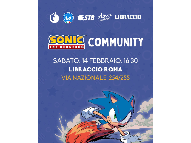 Sabato 14 febbraio ore 16.30 Sonic Community a Roma