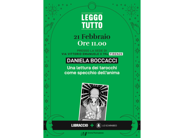 Sabato 21 febbraio ore 11.00 Lettura dei tarocchi a Firenze