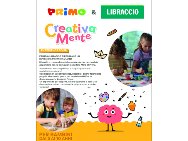 Sabato 15 Novembre ore 16.00 Laboratorio artistico per bambini a Ferrara