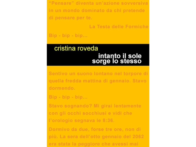 Sabato 13 Dicembre ore 16.00 presentazione di Cristina Roveda a Genova